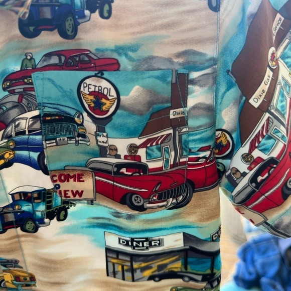 Tion Design Kids' Vintage Car Print Shirt - Multicolor - Picture 5 of 5
